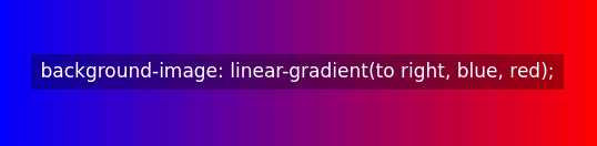 background-image: linear-gradient(to right, blue, red);